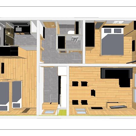 Appartement Familial Au Pied De La Telecabine 4* Saint-Gervais-les-Bains Eksteriør bilde